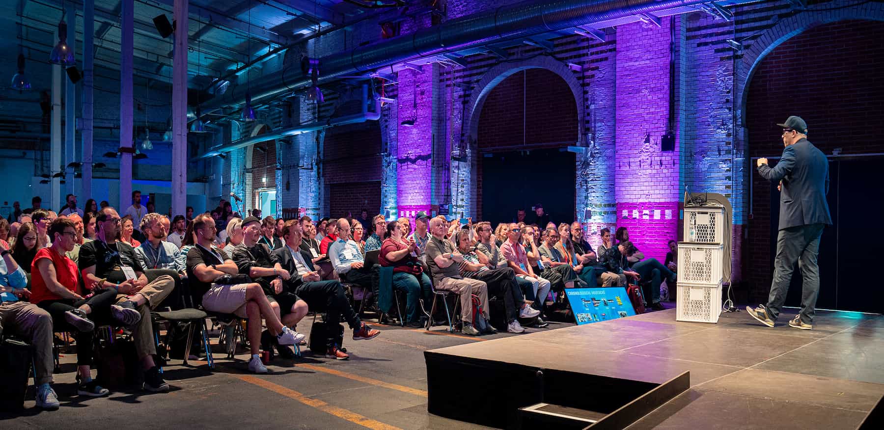 Thomas Riedel auf der re:publica Bühne